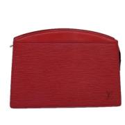 Louis Vuitton Vintage Pre-owned Laeder kuvertvskor Red, Dam