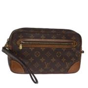 Louis Vuitton Vintage Pre-owned Canvas kuvertvskor Brown, Dam