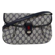 Gucci Vintage Pre-owned Laeder kuvertvskor Gray, Dam