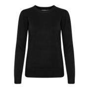 Saint Tropez Svart Milasz Pullover Tröja Black, Dam