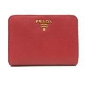 Prada Vintage Pre-owned Laeder plnbcker Red, Dam