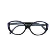 Yves Saint Laurent Vintage Pre-owned Acetat solglasgon Black, Dam