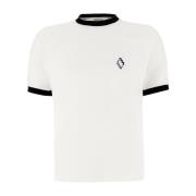 Marcelo Burlon Avslappnad Bomull T-shirt White, Herr