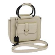 Gucci Vintage Pre-owned Laeder handvskor Beige, Dam