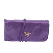 Prada Vintage Pre-owned Canvas necessrer Purple, Dam