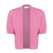 Saint Tropez Pink Cosmos Melange Bolero Sweater Pink, Dam