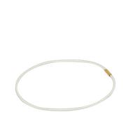 Chanel Vintage Pre-owned Metall halsband White, Dam