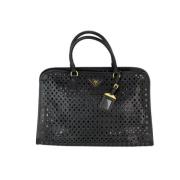 Prada Vintage Pre-owned Laeder handvskor Black, Dam