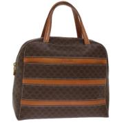 Celine Vintage Pre-owned Laeder handvskor Brown, Dam