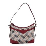 Burberry Vintage Pre-owned Canvas handvskor Red, Dam