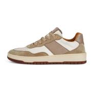 Boggi Milano Läder Sneakers Beige, Herr