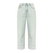 Blumarine Jeans med logotyp Blue, Dam