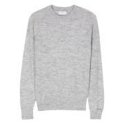 Calvin Klein Heather Alpaca Sweater Gray, Dam