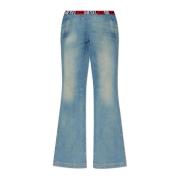 Diesel Jeans med rå finish D-Eby-S Blue, Dam