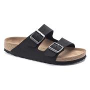 Birkenstock Arizona Vegan Birko-Flor Nubuck Sandaler Black, Herr