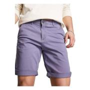 Jack & Jones Regular Fit Chino Shorts Purple, Herr