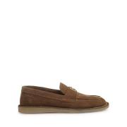 Dolce & Gabbana Bruna Platta Skor Elegant Stil Brown, Dam