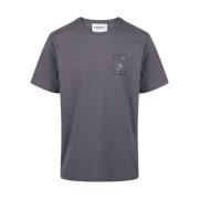 Iceberg Tryckt broderad T-shirt Gray, Herr