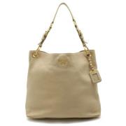 Prada Vintage Pre-owned Laeder prada-vskor Beige, Dam