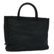 Prada Vintage Pre-owned Nylon handvskor Black, Dam