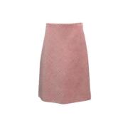 Prada Vintage Pre-owned Sammet nederdelar Pink, Dam