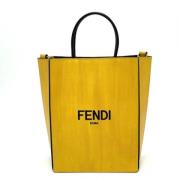 Fendi Vintage Pre-owned Laeder fendi-vskor Yellow, Dam