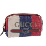 Gucci Vintage Pre-owned Canvas necessrer Multicolor, Dam