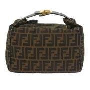 Fendi Vintage Pre-owned Canvas fendi-vskor Brown, Dam