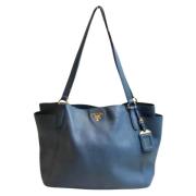 Prada Vintage Pre-owned Laeder prada-vskor Blue, Dam