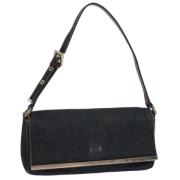 Fendi Vintage Pre-owned Canvas fendi-vskor Blue, Dam