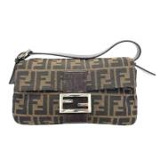 Fendi Vintage Pre-owned Canvas fendi-vskor Brown, Dam