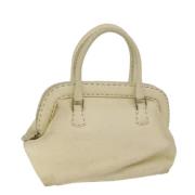 Fendi Vintage Pre-owned Canvas handvskor Beige, Dam