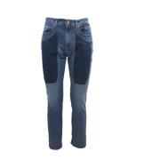 Jeckerson Slim Alcantara Toppficka Jeans Blue, Herr