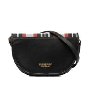 Burberry Vintage Pre-owned Laeder axelremsvskor Black, Dam