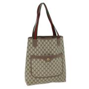 Gucci Vintage Pre-owned Canvas totevskor Beige, Dam