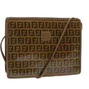 Fendi Vintage Pre-owned Canvas fendi-vskor Brown, Dam