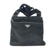 Prada Vintage Pre-owned Tyg prada-vskor Black, Dam