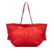 Chanel Vintage Pre-owned Laeder chanel-vskor Red, Dam