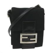 Fendi Vintage Pre-owned Nylon fendi-vskor Black, Dam