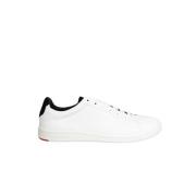 le coq sportif Svarta Läder Låga Sneakers White, Dam