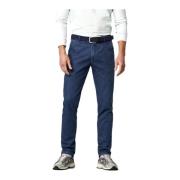 Meyer Coolmax Denim Travel Chino Oslo Blue, Herr