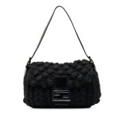 Fendi Vintage Pre-owned Ylle handvskor Black, Dam