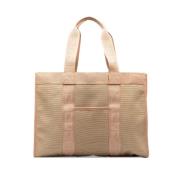 Fendi Vintage Pre-owned Canvas fendi-vskor Beige, Dam