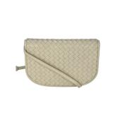 Bottega Veneta Vintage Pre-owned Laeder handvskor White, Dam