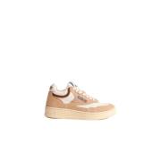 Autry Läder Mesh Sneakers Beige, Herr