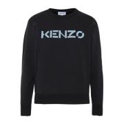 Kenzo Svart Bomullströja Black, Dam