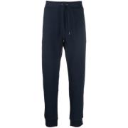 Polo Ralph Lauren Blå Bomulls Sweatpants med Broderad Logotyp Blue, He...