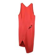 Mugler Pre-owned Pre-owned Polyester klnningar Orange, Dam