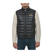 Emporio Armani EA7 Ärmlös Logo Gilet Jacka Svart Black, Herr