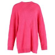 Balenciaga Vintage Pre-owned Bomull ytterklder Pink, Dam